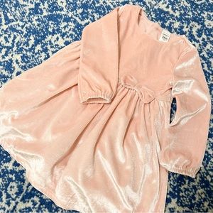 Blush Velvet Holiday Dress | 24m 2T Toddler | Carter’s